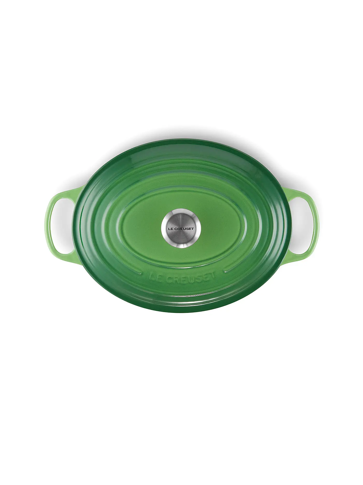 LE CREUSET | Bräter oval "Signature" 31cm (Schwarz) | grün